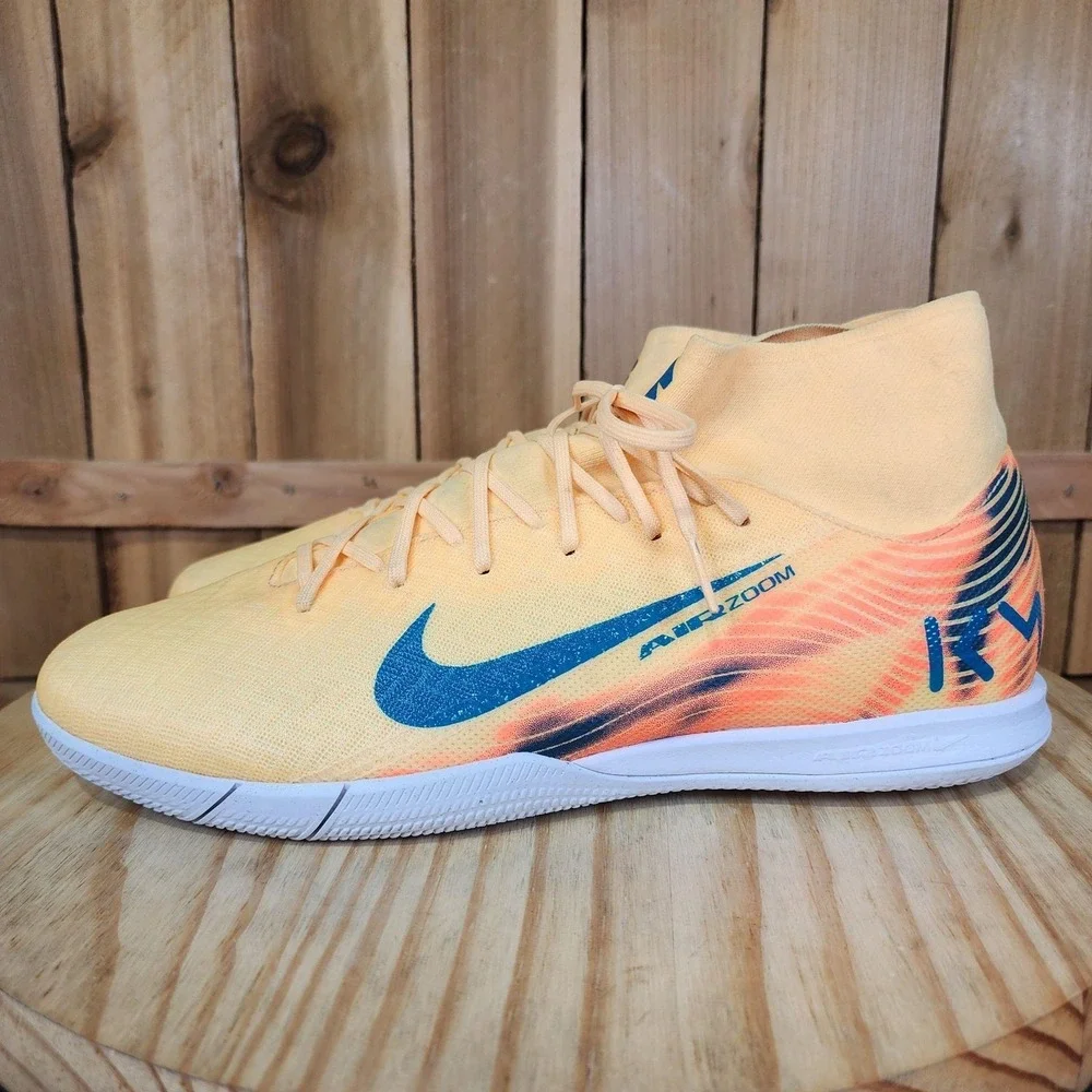 Nike Zoom Mercurial Superfly 10 Academy Shoes Mens 10.5 Yellow Soccer Indoor